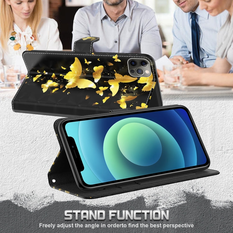 3D Painting Pattern Horizontal Flip TPU + PU Leather Case with Holder & Card Slots & Wallet, For iPhone 13 mini, For iPhone 13, For iPhone 13 Pro, For iPhone 13 Pro Max
