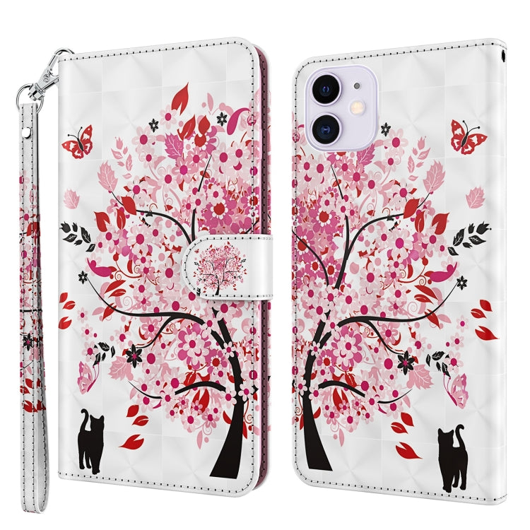 3D Painting Pattern Horizontal Flip TPU + PU Leather Case with Holder & Card Slots & Wallet, For iPhone 13 mini, For iPhone 13, For iPhone 13 Pro, For iPhone 13 Pro Max
