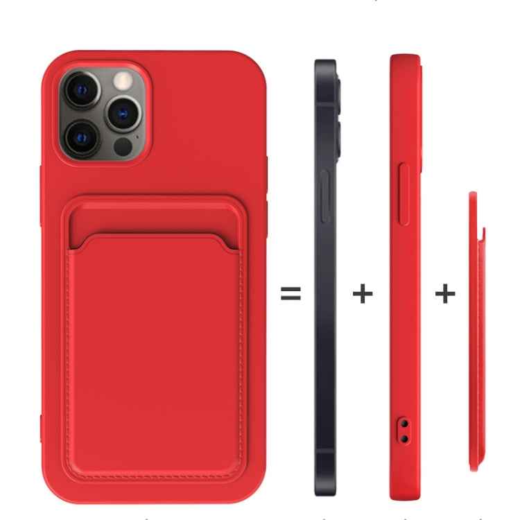TPU + Flannel Lining Shockproof Case with Card Slots, For iPhone 13, For iPhone 13 Pro, For iPhone 13 mini