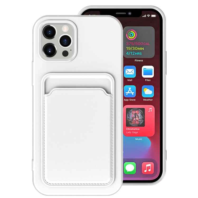 TPU + Flannel Lining Shockproof Case with Card Slots, For iPhone 13, For iPhone 13 Pro, For iPhone 13 mini