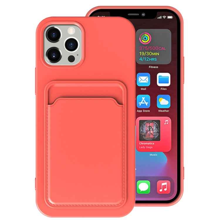 TPU + Flannel Lining Shockproof Case with Card Slots, For iPhone 13, For iPhone 13 Pro, For iPhone 13 mini