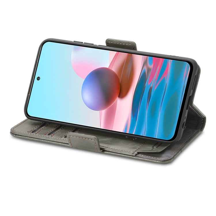 CaseNeo Business Splicing Dual Magnetic Buckle Horizontal Flip PU Leather Case with Holder & Card Slots & Wallet, For Xiaomi Redmi Note 10, For Xiaomi Redmi Note 10 5G, For Xiaomi Redmi 10, For Xiaomi Redmi K40 Gaming, For Samsung Galaxy A52 5G        ...