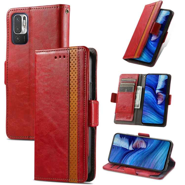 CaseNeo Business Splicing Dual Magnetic Buckle Horizontal Flip PU Leather Case with Holder & Card Slots & Wallet, For Xiaomi Redmi Note 10, For Xiaomi Redmi Note 10 5G, For Xiaomi Redmi 10, For Xiaomi Redmi K40 Gaming, For Samsung Galaxy A52 5G        ...