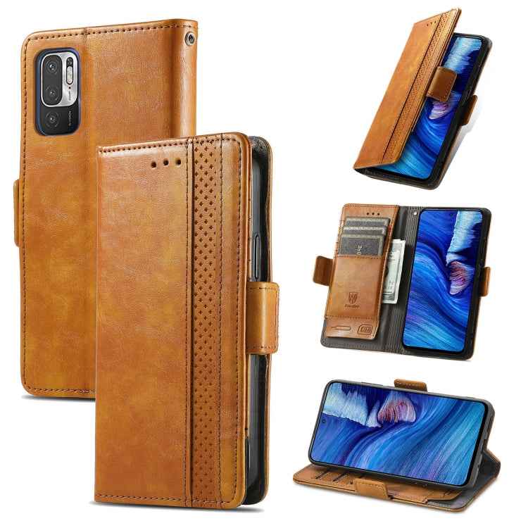 CaseNeo Business Splicing Dual Magnetic Buckle Horizontal Flip PU Leather Case with Holder & Card Slots & Wallet, For Xiaomi Redmi Note 10, For Xiaomi Redmi Note 10 5G, For Xiaomi Redmi 10, For Xiaomi Redmi K40 Gaming, For Samsung Galaxy A52 5G        ...