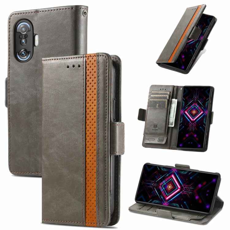 CaseNeo Business Splicing Dual Magnetic Buckle Horizontal Flip PU Leather Case with Holder & Card Slots & Wallet, For Xiaomi Redmi Note 10, For Xiaomi Redmi Note 10 5G, For Xiaomi Redmi 10, For Xiaomi Redmi K40 Gaming, For Samsung Galaxy A52 5G        ...