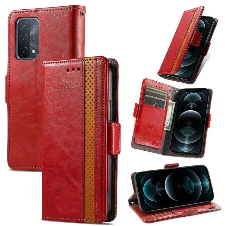 CaseNeo Business Splicing Dual Magnetic Buckle Horizontal Flip PU Leather Case with Holder & Card Slots & Wallet, For Xiaomi Redmi Note 10, For Xiaomi Redmi Note 10 5G, For Xiaomi Redmi 10, For Xiaomi Redmi K40 Gaming, For Samsung Galaxy A52 5G        ...