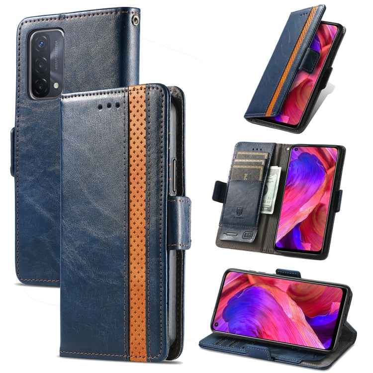 CaseNeo Business Splicing Dual Magnetic Buckle Horizontal Flip PU Leather Case with Holder & Card Slots & Wallet, For Xiaomi Redmi Note 10, For Xiaomi Redmi Note 10 5G, For Xiaomi Redmi 10, For Xiaomi Redmi K40 Gaming, For Samsung Galaxy A52 5G        ...