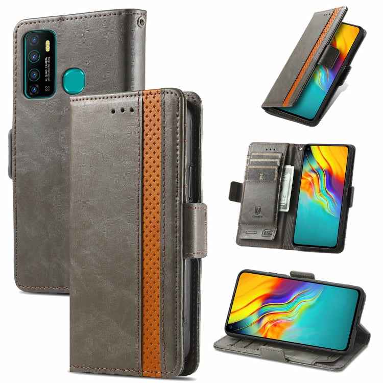 CaseNeo Business Splicing Dual Magnetic Buckle Horizontal Flip PU Leather Case with Holder & Card Slots & Wallet, For Xiaomi Redmi Note 10, For Xiaomi Redmi Note 10 5G, For Xiaomi Redmi 10, For Xiaomi Redmi K40 Gaming, For Samsung Galaxy A52 5G        ...