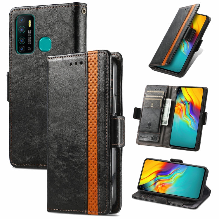 CaseNeo Business Splicing Dual Magnetic Buckle Horizontal Flip PU Leather Case with Holder & Card Slots & Wallet, For Xiaomi Redmi Note 10, For Xiaomi Redmi Note 10 5G, For Xiaomi Redmi 10, For Xiaomi Redmi K40 Gaming, For Samsung Galaxy A52 5G        ...