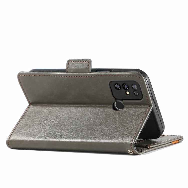 CaseNeo Business Splicing Dual Magnetic Buckle Horizontal Flip PU Leather Case with Holder & Card Slots & Wallet, For Doogee X96 Pro, For iPhone XR, For Xiaomi Redmi Note 10 JP Edition