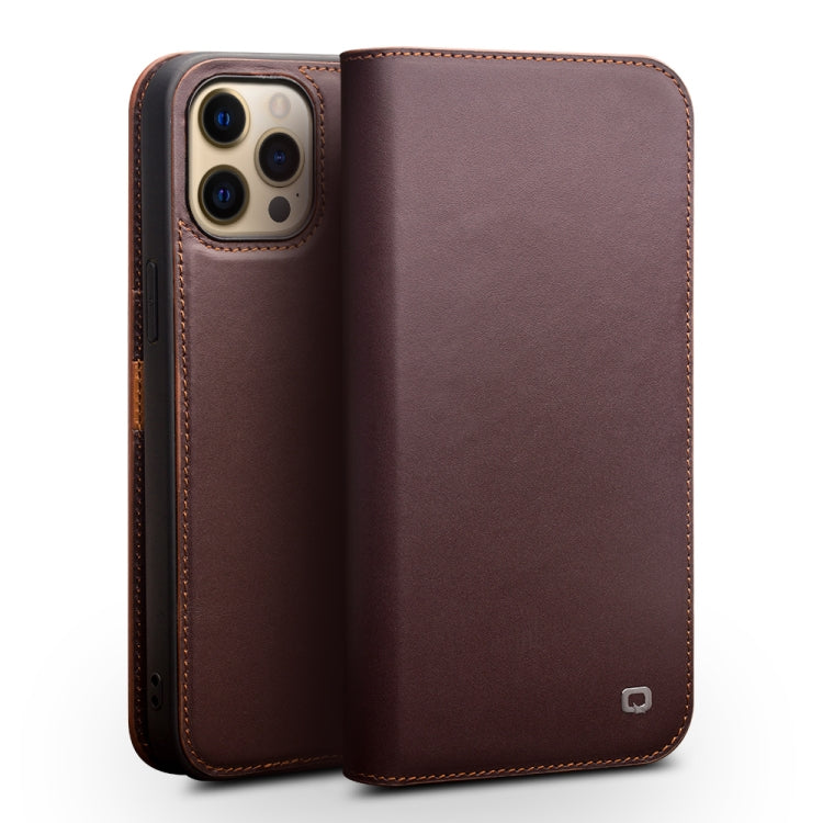 QIALINO Business Horizontal Flip Leather Case with Holder & Card Slots & Wallet, For iPhone 13, For iPhone 13 Pro, For iPhone 13 Pro Max, For iPhone 13 mini