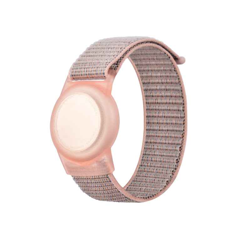 Anti-scratch Shockproof Nylon Bracelet Strap TPU Protective Cover Case, For AirTag