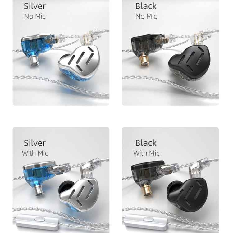 KZ ZAX 16-unit Ring Iron Sport Gaming In-ear Wired Earphone,