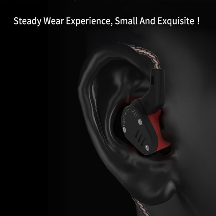 KZ ZSA Ring Iron Hybrid Drive Sport In-ear Wired Earphone,