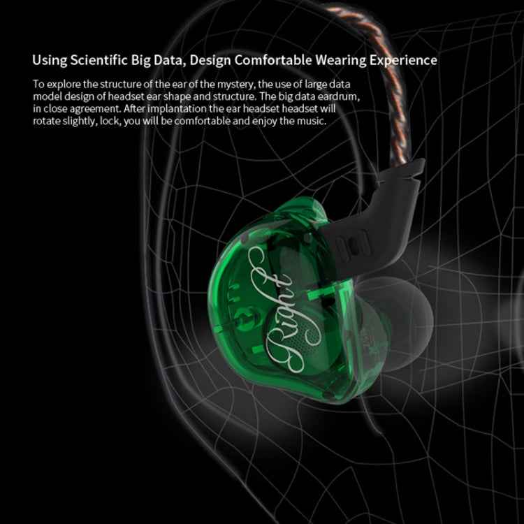 KZ ZSR 6-unit Ring Iron In-ear Wired Earphone,