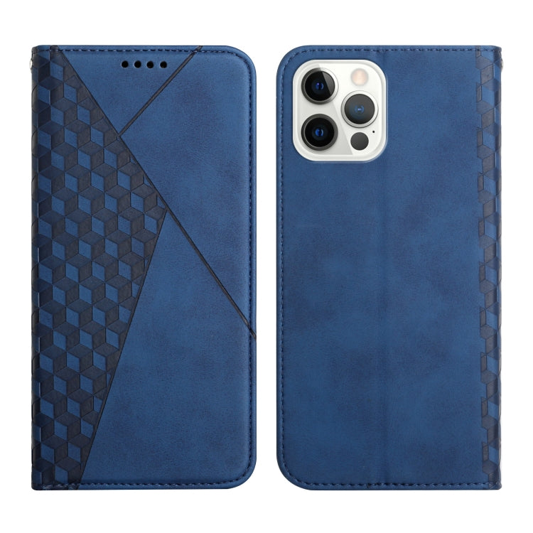 Diamond Pattern Splicing Skin Feel Magnetic Horizontal Flip Leather Case with Card Slots & Holder & Wallet, For iPhone 12 mini, For iPhone 12 / 12 Pro, For iPhone 12 Pro Max, For iPhone 11, For iPhone 11 Pro, For iPhone 11 Pro Max, For iPhone X / XS   ...