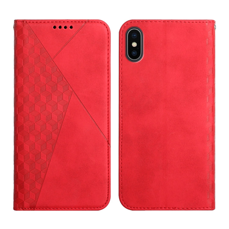 Diamond Pattern Splicing Skin Feel Magnetic Horizontal Flip Leather Case with Card Slots & Holder & Wallet, For iPhone 12 mini, For iPhone 12 / 12 Pro, For iPhone 12 Pro Max, For iPhone 11, For iPhone 11 Pro, For iPhone 11 Pro Max, For iPhone X / XS   ...