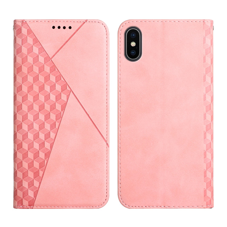 Diamond Pattern Splicing Skin Feel Magnetic Horizontal Flip Leather Case with Card Slots & Holder & Wallet, For iPhone 12 mini, For iPhone 12 / 12 Pro, For iPhone 12 Pro Max, For iPhone 11, For iPhone 11 Pro, For iPhone 11 Pro Max, For iPhone X / XS   ...