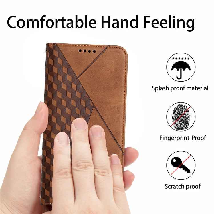 Diamond Pattern Splicing Skin Feel Magnetic Horizontal Flip Leather Case with Card Slots & Holder & Wallet, For iPhone SE 2022 / SE 2020 / 7 / 8 / 6, For iPhone 7 Plus / 8 Plus