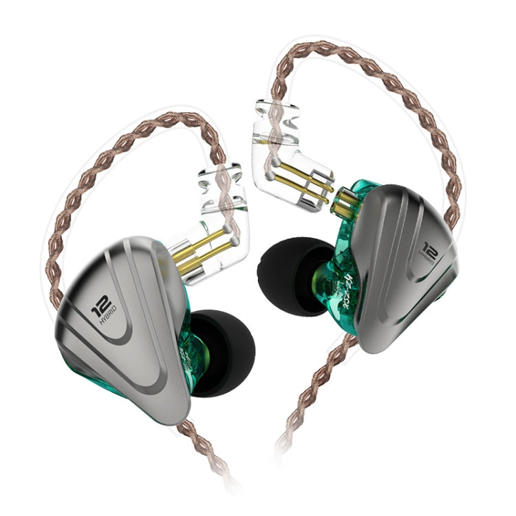KZ ZSX 12-unit Ring Iron Metal Gaming In-ear Wired Earphone,, ZSX Mic Version(Cyan), ZSX Mic Version(Purple), ZSX Standard Version(Black), ZSX Standard Version(Cyan), ZSX Standard Version(Purple), ZSX Mic Version(Black)
