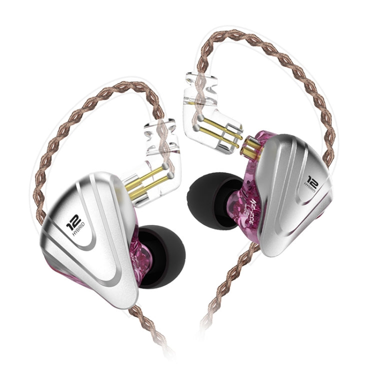 KZ ZSX 12-unit Ring Iron Metal Gaming In-ear Wired Earphone,, ZSX Mic Version(Cyan), ZSX Mic Version(Purple), ZSX Standard Version(Black), ZSX Standard Version(Cyan), ZSX Standard Version(Purple), ZSX Mic Version(Black)