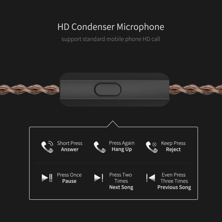 KZ ZSX 12-unit Ring Iron Metal Gaming In-ear Wired Earphone,