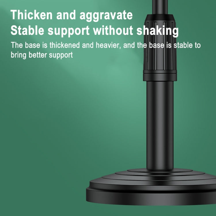 Desktop Stand Mobile Phone Tablet Live Broadcast Stand Telescopic Disc Stand, Holder + Fill Light, Holder + Remote Control