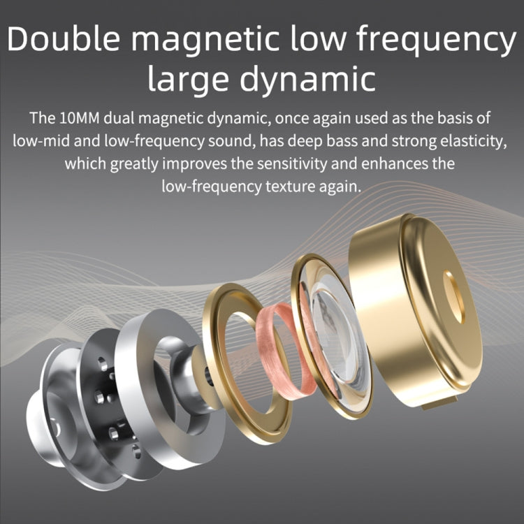 KZ DQ6 3-unit Dynamic HiFi In-Ear Wired Earphone