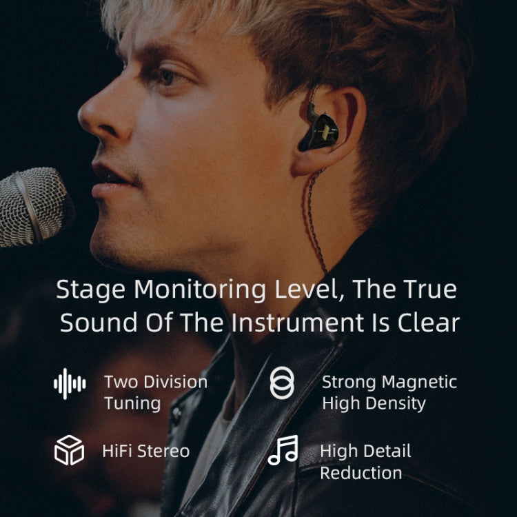 KZ EDX Dynamic Monitor HiFi In-Ear Wired Earphone