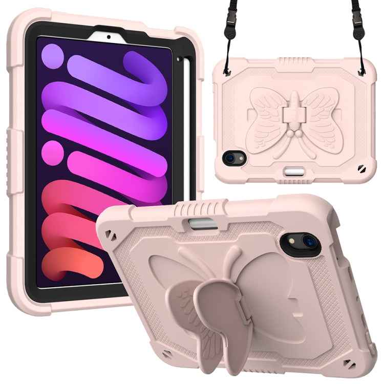 Pure Color PC + Silicone Anti-drop Protective Case with Butterfly Shape Holder & Pen Slot, For iPad 9.7 2018 & 2017 / Pro 9.7 inch / Air 2 / 6, For iPad 10.2 2021 & 2020 & 2019 / Air 3 10.5 inch, For iPad mini 6 2021 / mini 2024                        ...