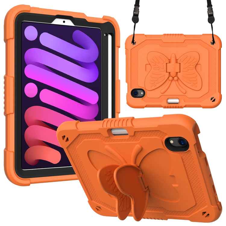 Pure Color PC + Silicone Anti-drop Protective Case with Butterfly Shape Holder & Pen Slot, For iPad 9.7 2018 & 2017 / Pro 9.7 inch / Air 2 / 6, For iPad 10.2 2021 & 2020 & 2019 / Air 3 10.5 inch, For iPad mini 6 2021 / mini 2024                        ...