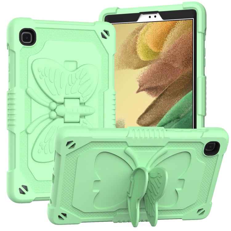 Pure Color PC + Silicone Anti-drop Protective Case with Butterfly Shape Holder & Pen Slot, For iPad 9.7 2018 & 2017 / Pro 9.7 inch / Air 2 / 6, For iPad 10.2 2021 & 2020 & 2019 / Air 3 10.5 inch, For iPad mini 6 2021 / mini 2024                        ...