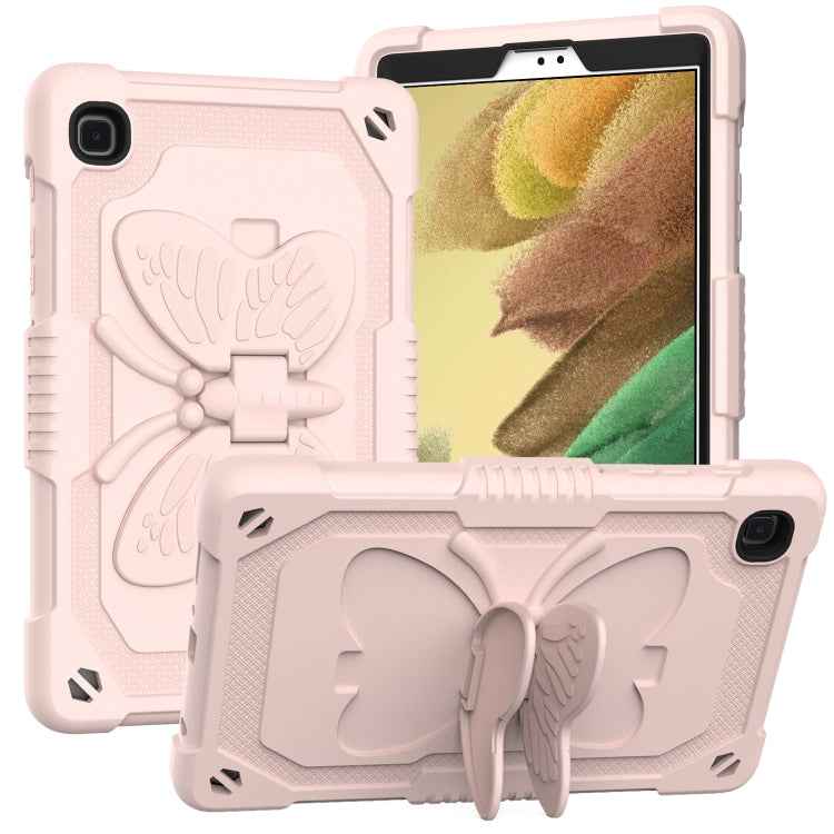 Pure Color PC + Silicone Anti-drop Protective Case with Butterfly Shape Holder & Pen Slot, For iPad 9.7 2018 & 2017 / Pro 9.7 inch / Air 2 / 6, For iPad 10.2 2021 & 2020 & 2019 / Air 3 10.5 inch, For iPad mini 6 2021 / mini 2024                        ...