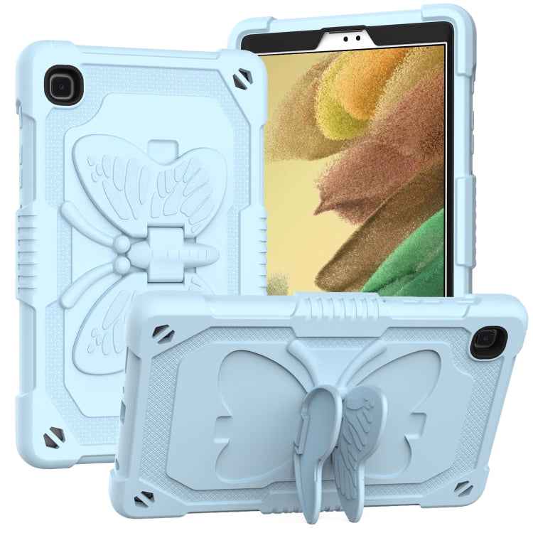 Pure Color PC + Silicone Anti-drop Protective Case with Butterfly Shape Holder & Pen Slot, For iPad 9.7 2018 & 2017 / Pro 9.7 inch / Air 2 / 6, For iPad 10.2 2021 & 2020 & 2019 / Air 3 10.5 inch, For iPad mini 6 2021 / mini 2024                        ...