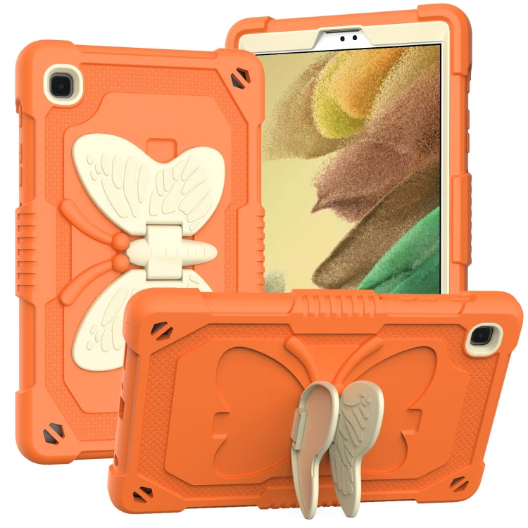 Beige PC + Silicone Anti-drop Protective Case with Butterfly Shape Holder & Pen Slot, For iPad 9.7 2018 & 2017 / Pro 9.7 inch / Air 2 / 6, For iPad 10.2 2021 & 2020 & 2019 / Air 3 10.5 inch, For iPad 10.2 2020 & 2019 / Air 3 10.5 inch                  ...