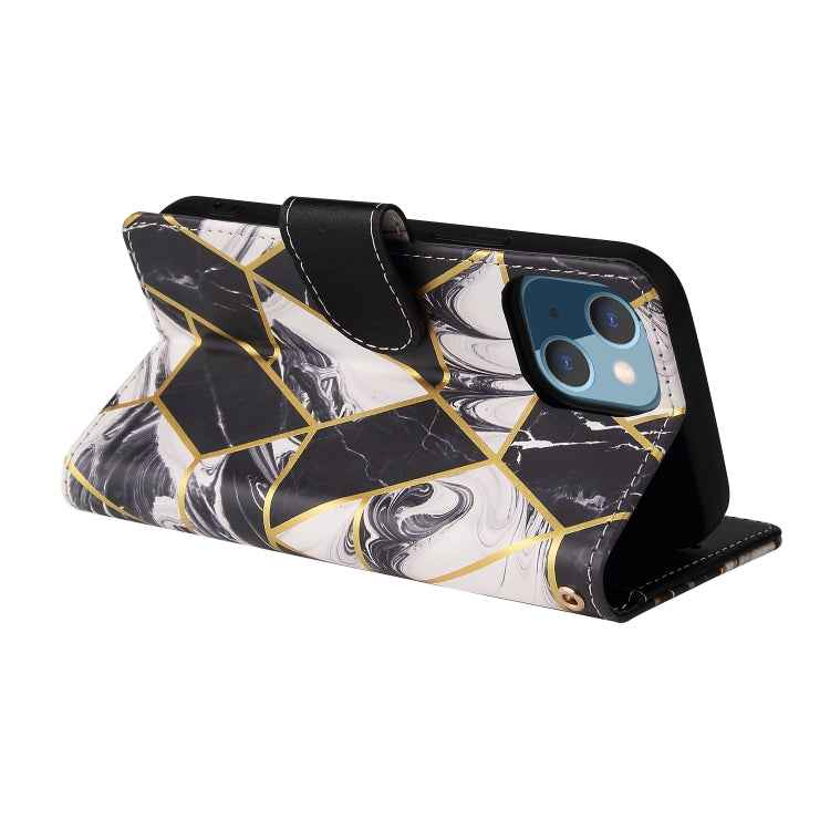 Marble Bronzing Stitching Horizontal Flip PU Leather Case with Holder & Card Slots & Wallet & Photo Frame, For iPhone 13 mini, For iPhone 13, For iPhone 13 Pro, For iPhone 13 Pro Max