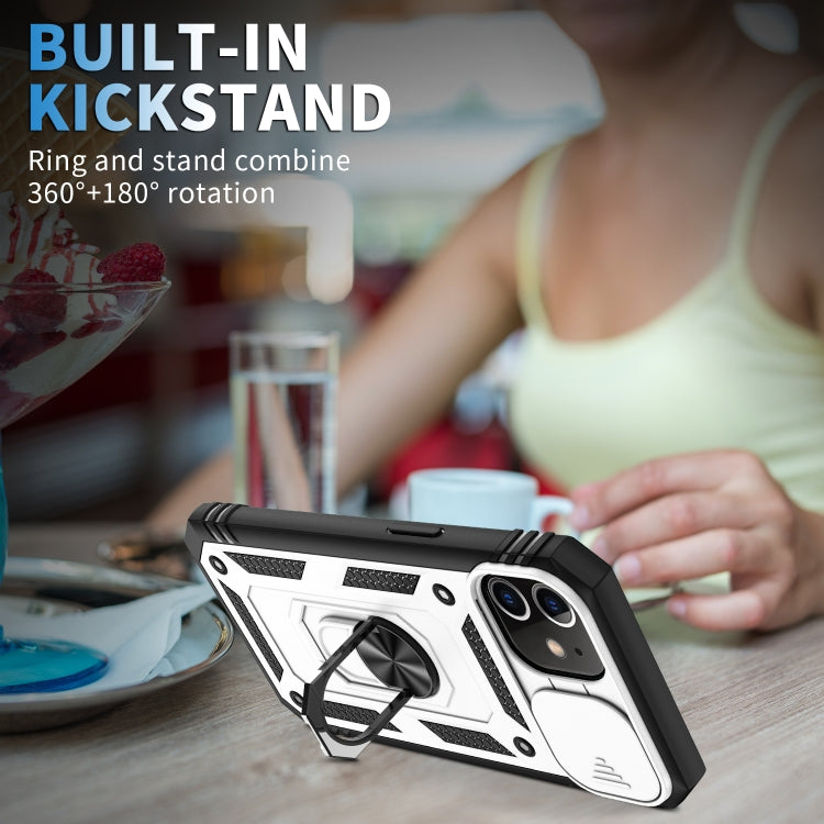 Sliding Camera Cover Design TPU + PC Protective Case with 360 Degree Rotating Holder & Card Slot, For iPhone 12 mini, For iPhone 12 / 12 Pro, For iPhone 12 Pro Max, For iPhone 11, For iPhone 11 Pro, For iPhone 11 Pro Max
