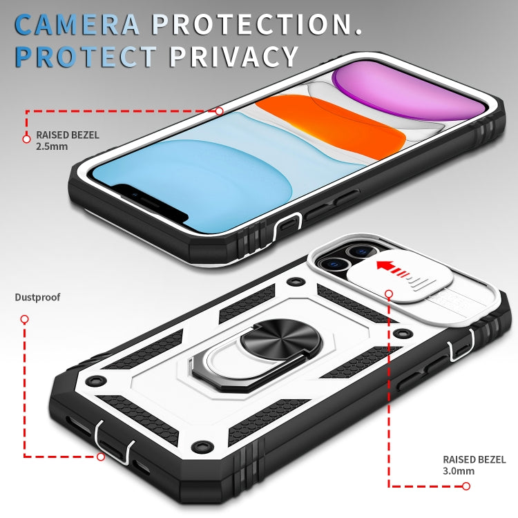 Sliding Camera Cover Design TPU + PC Protective Case with 360 Degree Rotating Holder & Card Slot, For iPhone 12 mini, For iPhone 12 / 12 Pro, For iPhone 12 Pro Max, For iPhone 11, For iPhone 11 Pro, For iPhone 11 Pro Max