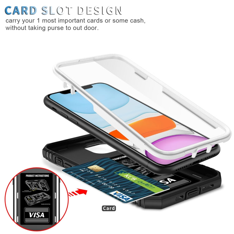 Sliding Camera Cover Design TPU + PC Protective Case with 360 Degree Rotating Holder & Card Slot, For iPhone 12 mini, For iPhone 12 / 12 Pro, For iPhone 12 Pro Max, For iPhone 11, For iPhone 11 Pro, For iPhone 11 Pro Max