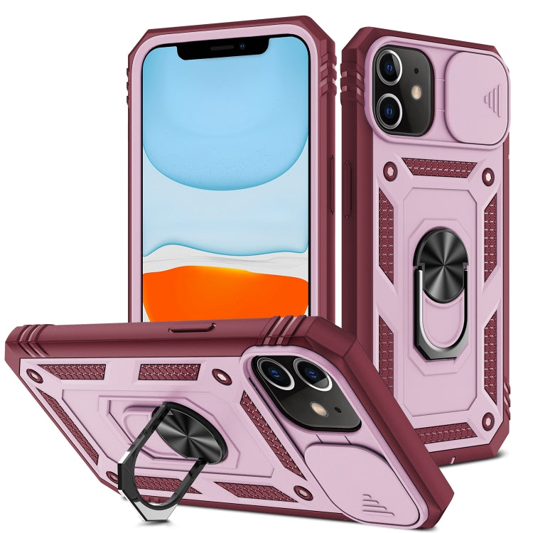 Sliding Camera Cover Design TPU + PC Protective Case with 360 Degree Rotating Holder & Card Slot, For iPhone 12 mini, For iPhone 12 / 12 Pro, For iPhone 12 Pro Max, For iPhone 11, For iPhone 11 Pro, For iPhone 11 Pro Max