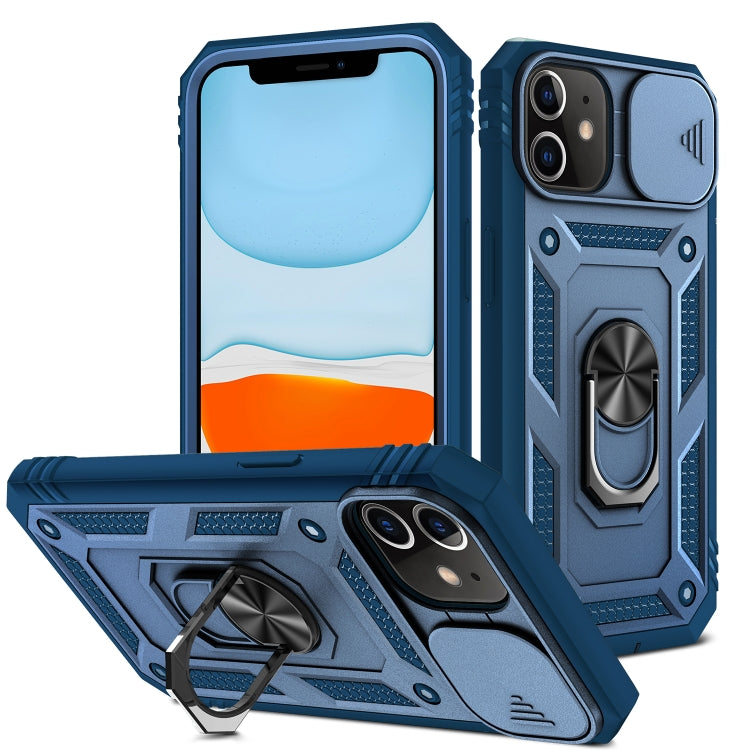 Sliding Camera Cover Design TPU + PC Protective Case with 360 Degree Rotating Holder & Card Slot, For iPhone 12 mini, For iPhone 12 / 12 Pro, For iPhone 12 Pro Max, For iPhone 11, For iPhone 11 Pro, For iPhone 11 Pro Max