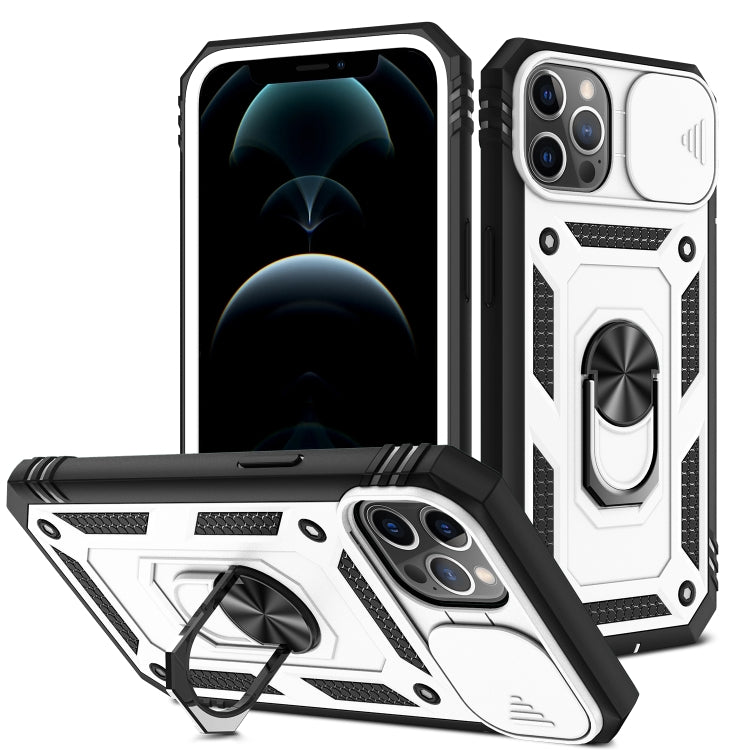 Sliding Camera Cover Design TPU + PC Protective Case with 360 Degree Rotating Holder & Card Slot, For iPhone 12 mini, For iPhone 12 / 12 Pro, For iPhone 12 Pro Max, For iPhone 11, For iPhone 11 Pro, For iPhone 11 Pro Max