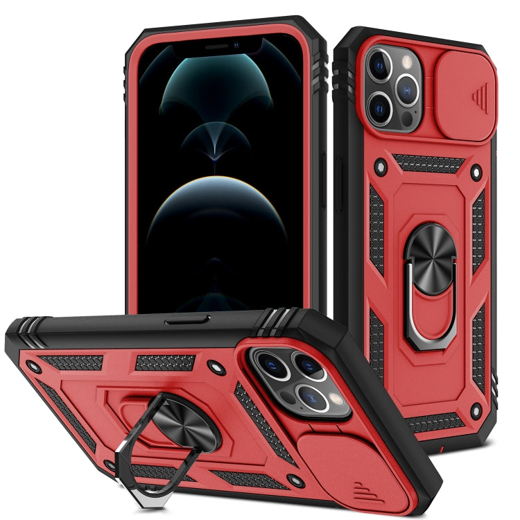 Sliding Camera Cover Design TPU + PC Protective Case with 360 Degree Rotating Holder & Card Slot, For iPhone 12 mini, For iPhone 12 / 12 Pro, For iPhone 12 Pro Max, For iPhone 11, For iPhone 11 Pro, For iPhone 11 Pro Max