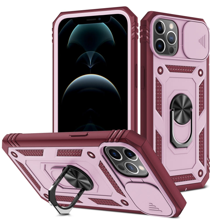 Sliding Camera Cover Design TPU + PC Protective Case with 360 Degree Rotating Holder & Card Slot, For iPhone 12 mini, For iPhone 12 / 12 Pro, For iPhone 12 Pro Max, For iPhone 11, For iPhone 11 Pro, For iPhone 11 Pro Max