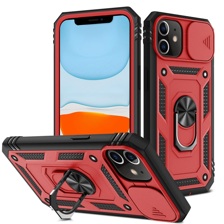 Sliding Camera Cover Design TPU + PC Protective Case with 360 Degree Rotating Holder & Card Slot, For iPhone 12 mini, For iPhone 12 / 12 Pro, For iPhone 12 Pro Max, For iPhone 11, For iPhone 11 Pro, For iPhone 11 Pro Max