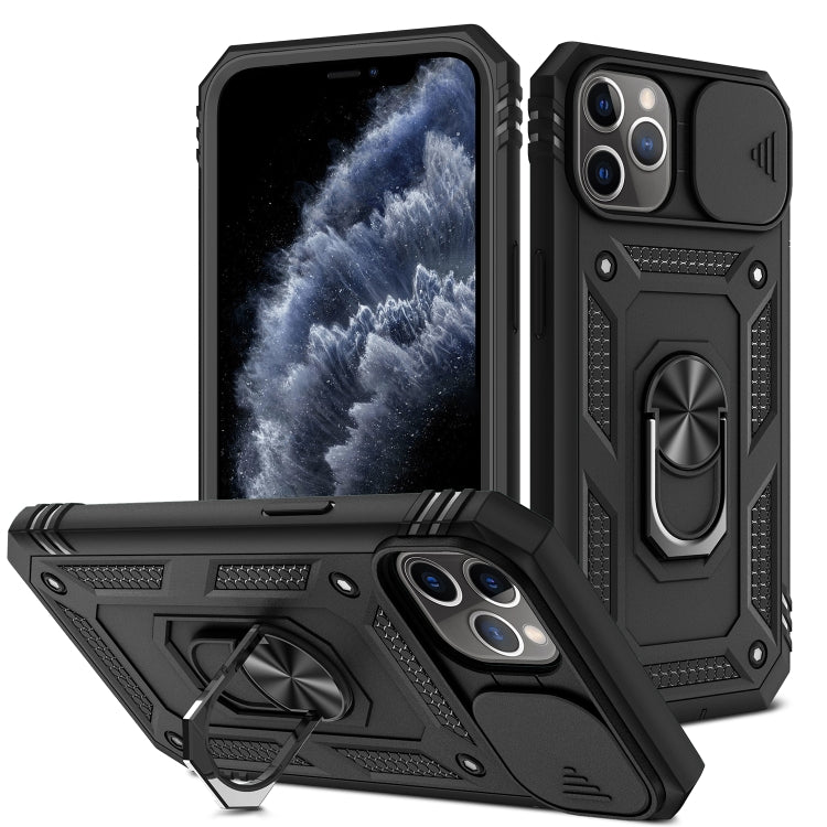 Sliding Camera Cover Design TPU + PC Protective Case with 360 Degree Rotating Holder & Card Slot, For iPhone 12 mini, For iPhone 12 / 12 Pro, For iPhone 12 Pro Max, For iPhone 11, For iPhone 11 Pro, For iPhone 11 Pro Max