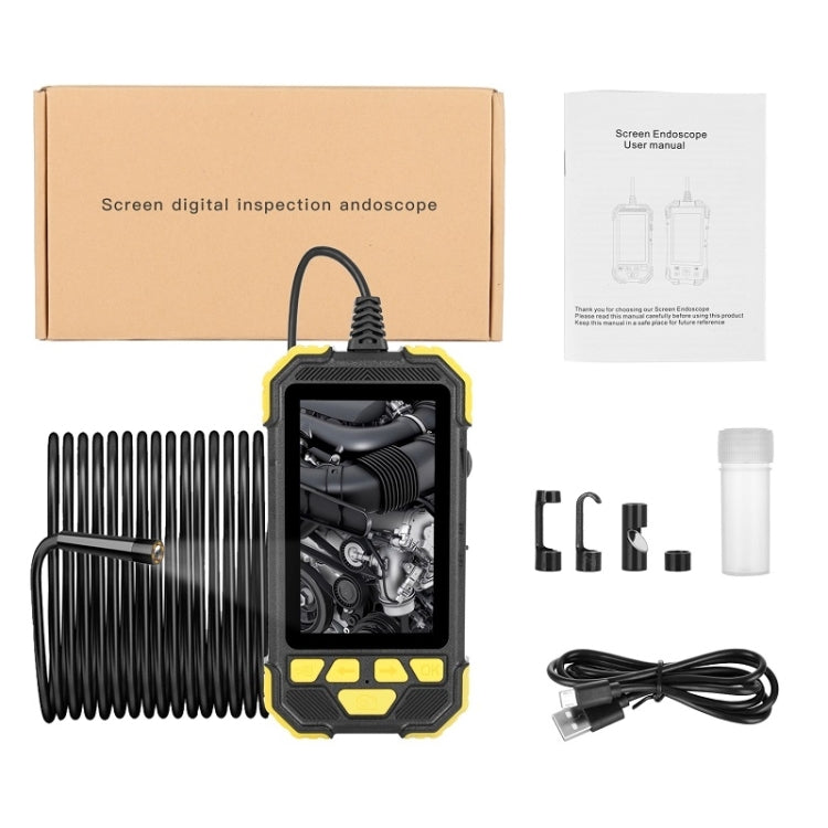 Y19 7.9mm Dual Lens Hand-held Hard-wire Endoscope with 4.3-inch IPS Color LCD Screen, 2m, 3.5m, 5m, 10m