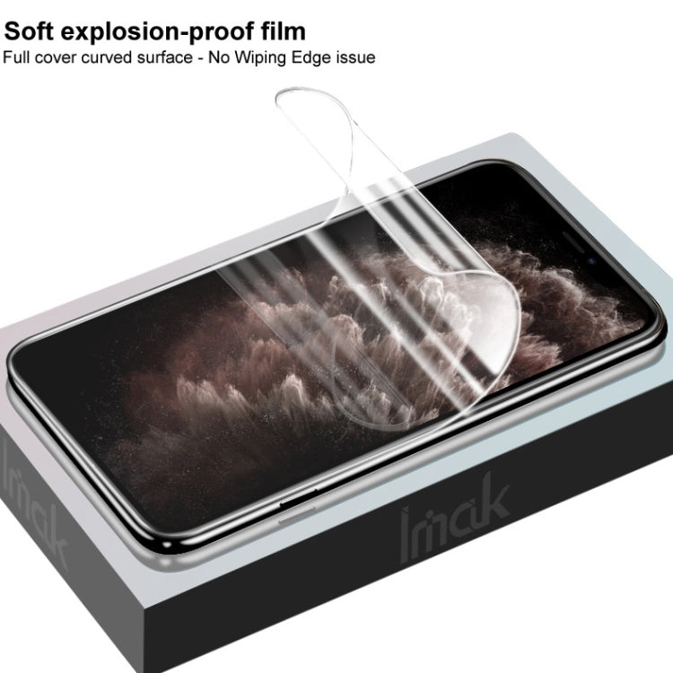 2 PCS IMAK Curved Full Screen Hydrogel Film 3 Screen Protector, For iPhone 11, For iPhone 11 Pro, For iPhone 11 Pro Max