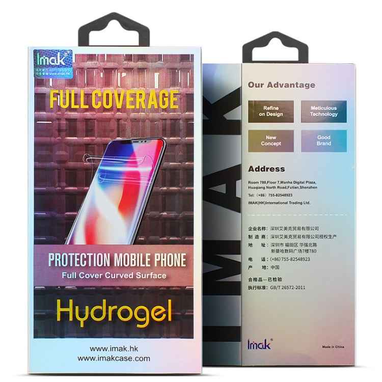 2 PCS IMAK Curved Full Screen Hydrogel Film 3 Back Protector