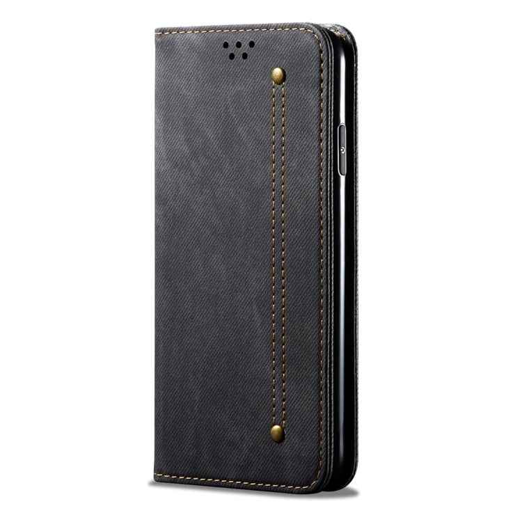 Denim Texture Casual Style Horizontal Flip Leather Case with Holder & Card Slots & Wallet